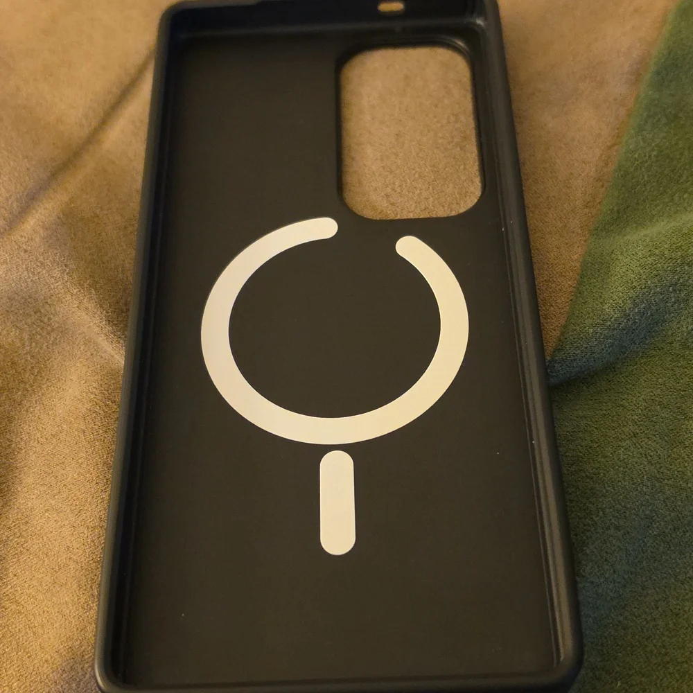 Anime Sticker Graphic Phone Case - Black